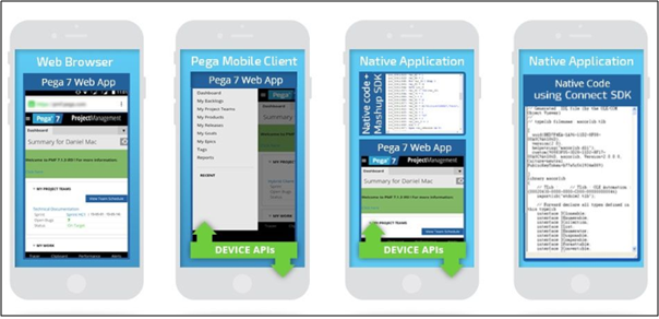 Pega Mobile Types