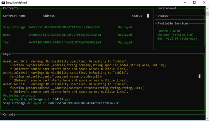 Deployed Address